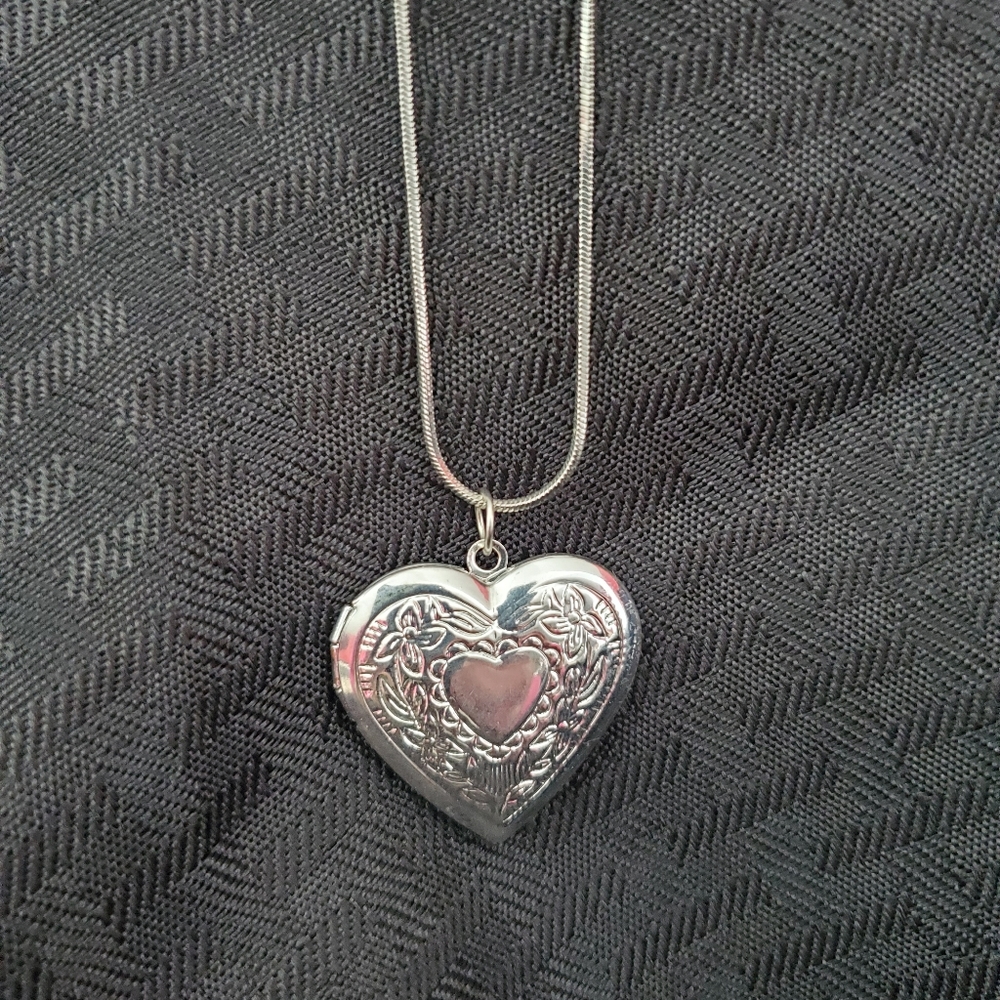 Silver Heart Locket Only
